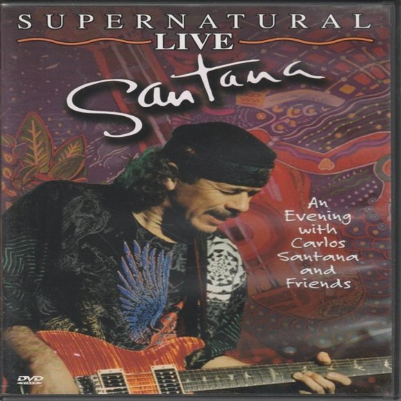 SANTANA - Supernatural Live - 2000 Concert DVD With Carlos Santana And Friends - Picture 1 of 2